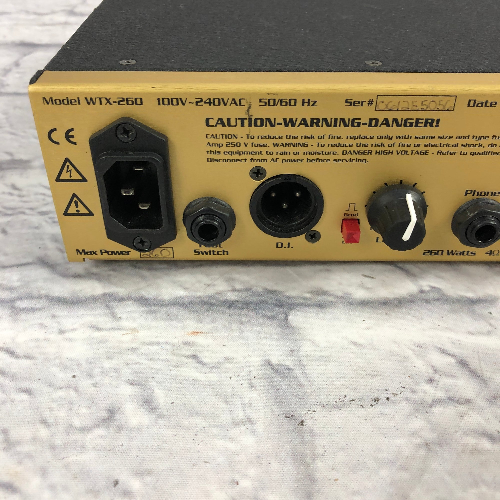 Eden WTX-260 Bass Head