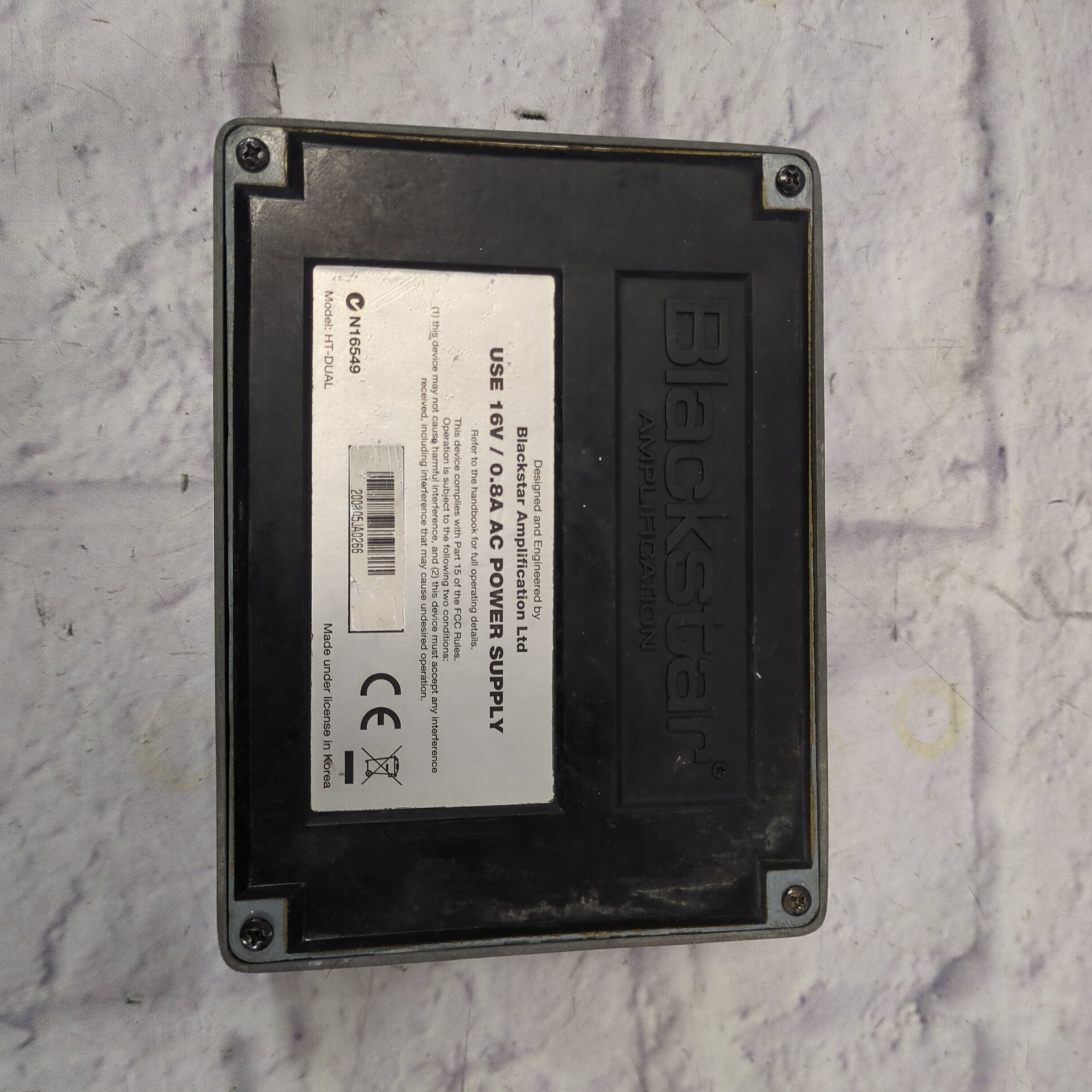 Blackstar HT-Dual Tube Distortion Pedal  NO POWER SUPPLY