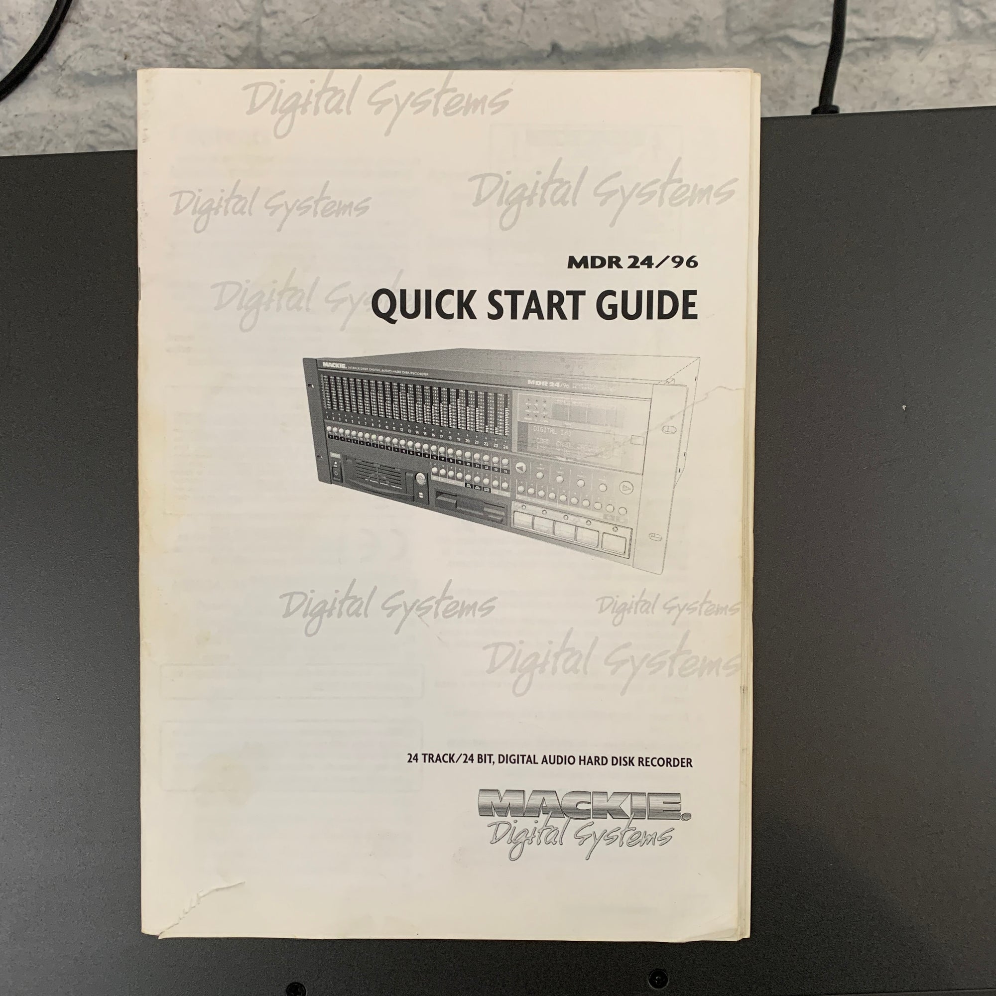 Mackie MDR24/96 24 Track 24 Bit Digital Hard Disk Recorder