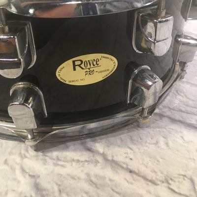 Royce 14x5.5 Pro-Cussion 10 Lug 6 Ply Snare Drum Black
