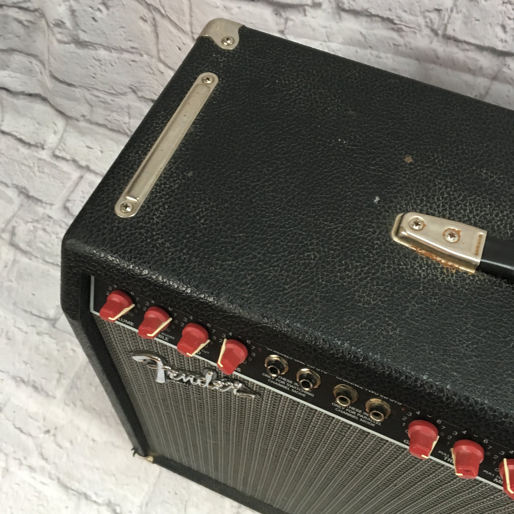 1992 Fender The Twin Red Knob Tube Guitar Combo Amplifier