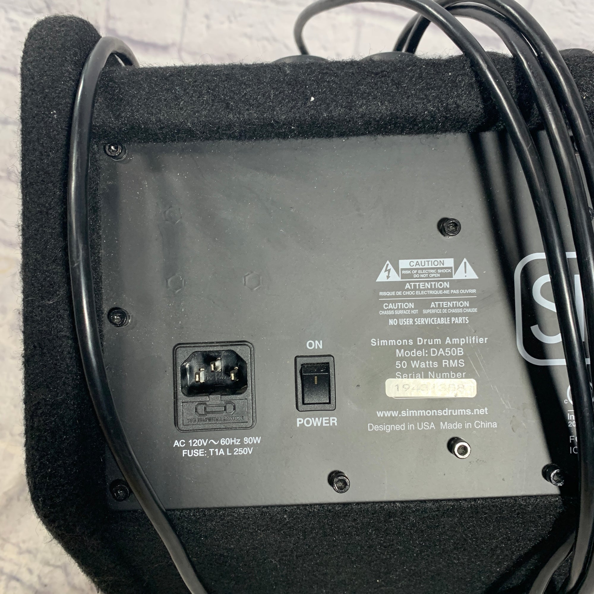 Simmons DA50B Electric Drum Amplifier