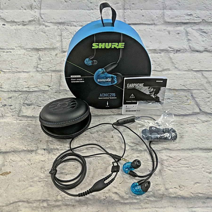 Shure Aonic SE215 Sound Isolating Earphones Earbuds