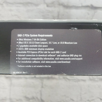 Universal Audio UAD-2 OCTO Core PCIe DSP Accelerator w/ Software Bundle
