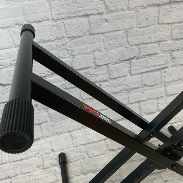 Proline PL400 Double Braced Keyboard Stand - Evolution Music