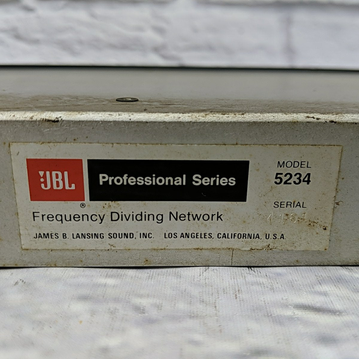 Vintage JBL 5234 Professional Series Frequency Dividing Network Rack
