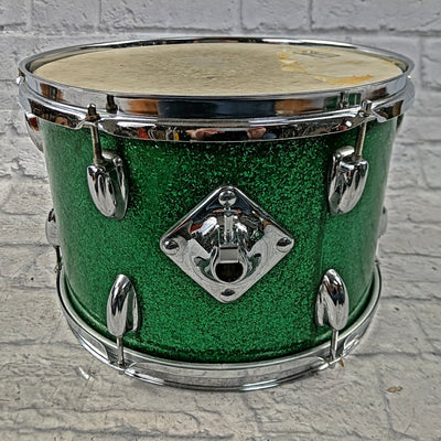 Slingerland 13 Green Sparkle Rack Tom