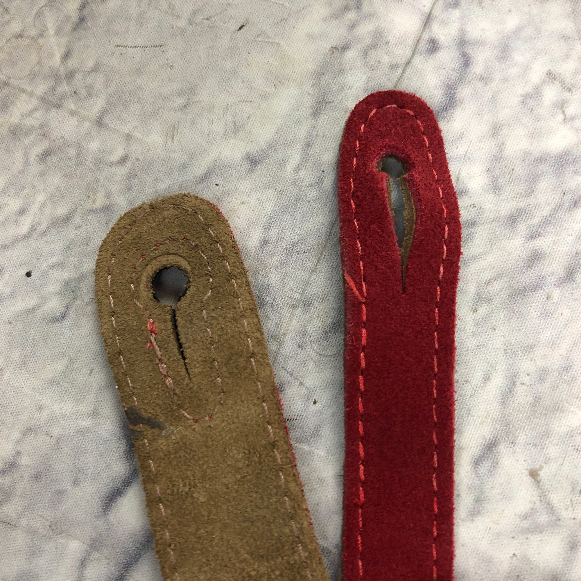Levy's Red Suede Leather Strap