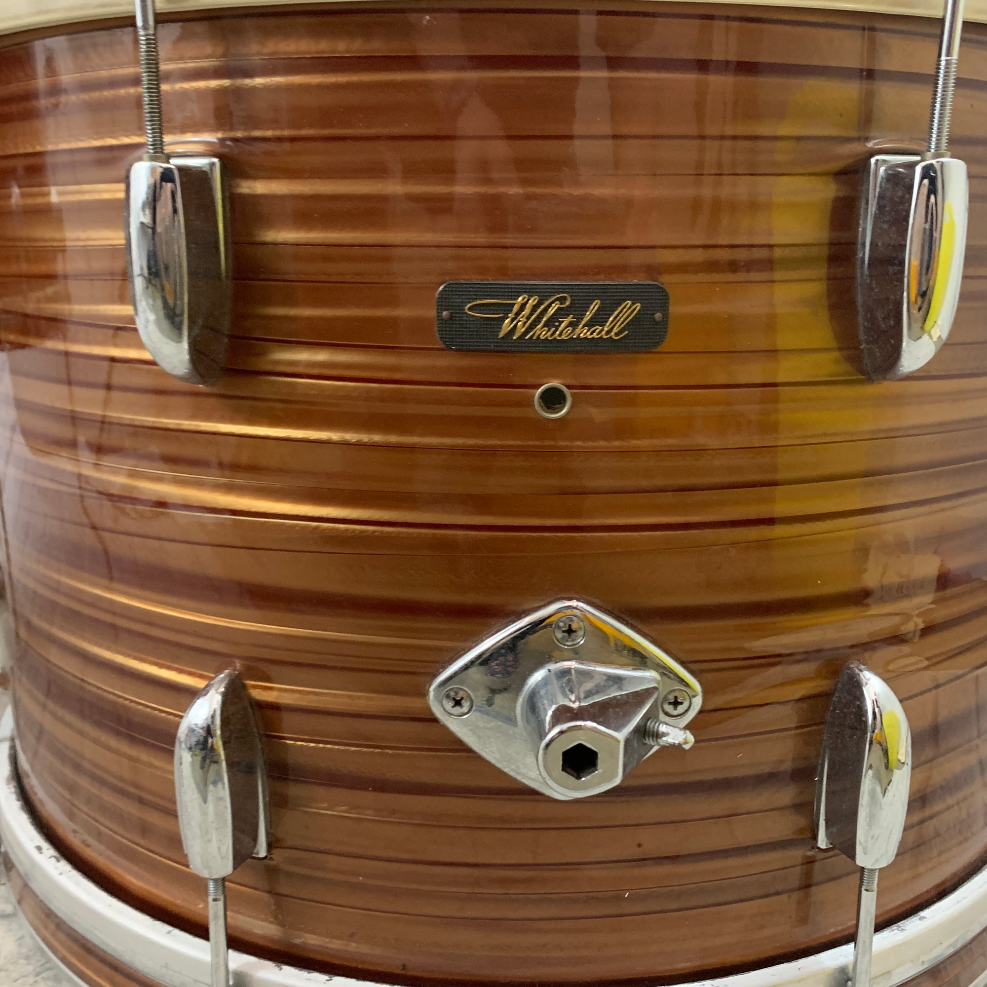 Vintage MIJ Whitehall 4pc Drum Kit Tigers Eye Wrap - 12/13/16/22
