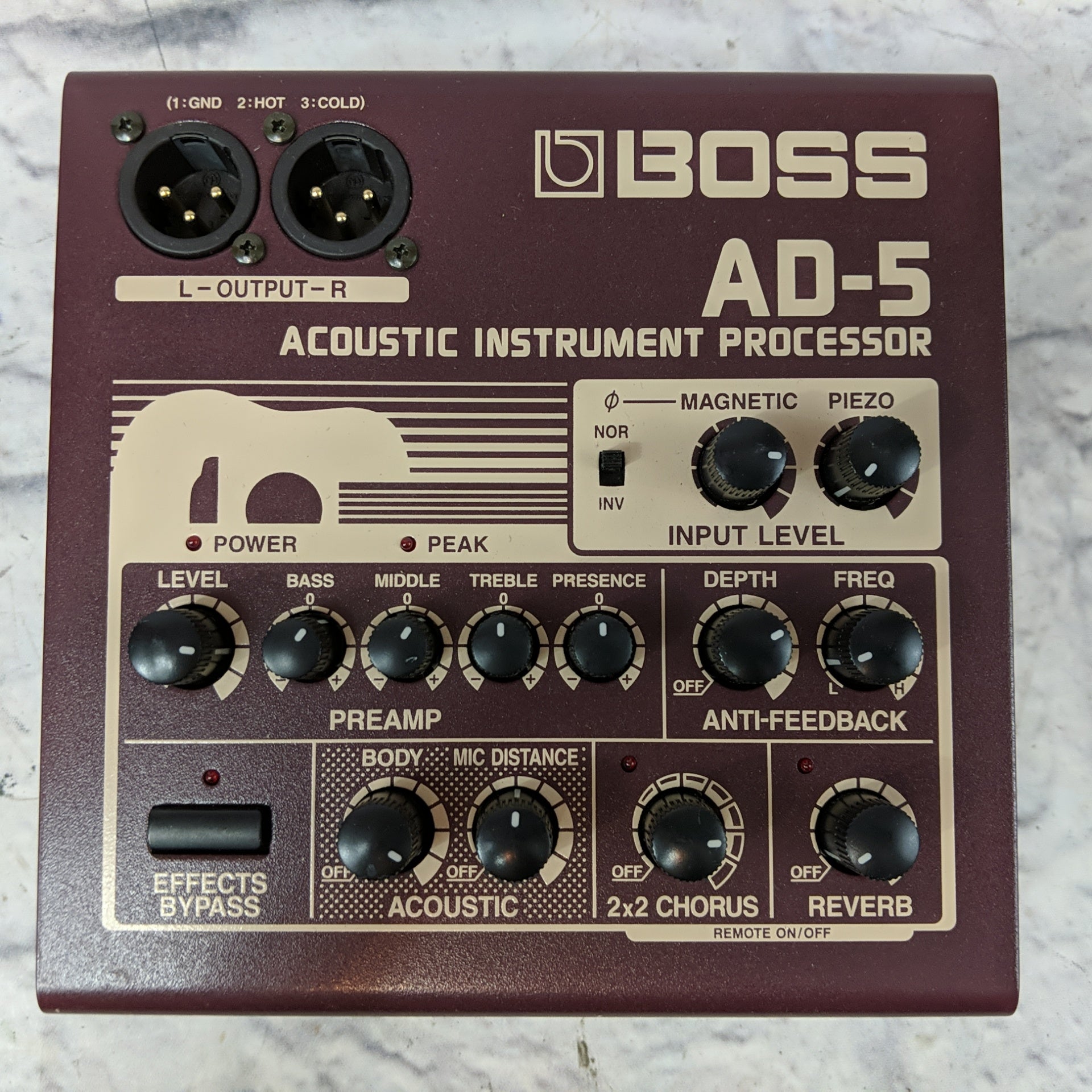 Boss AD-5 Acoustic Instrument Processor- New Old Stock