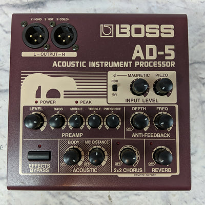 Boss AD-5 Acoustic Instrument Processor- New Old Stock!