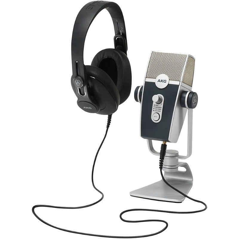 AKG Lyra Podcaster Bundle with K371 Closed Back Headphones