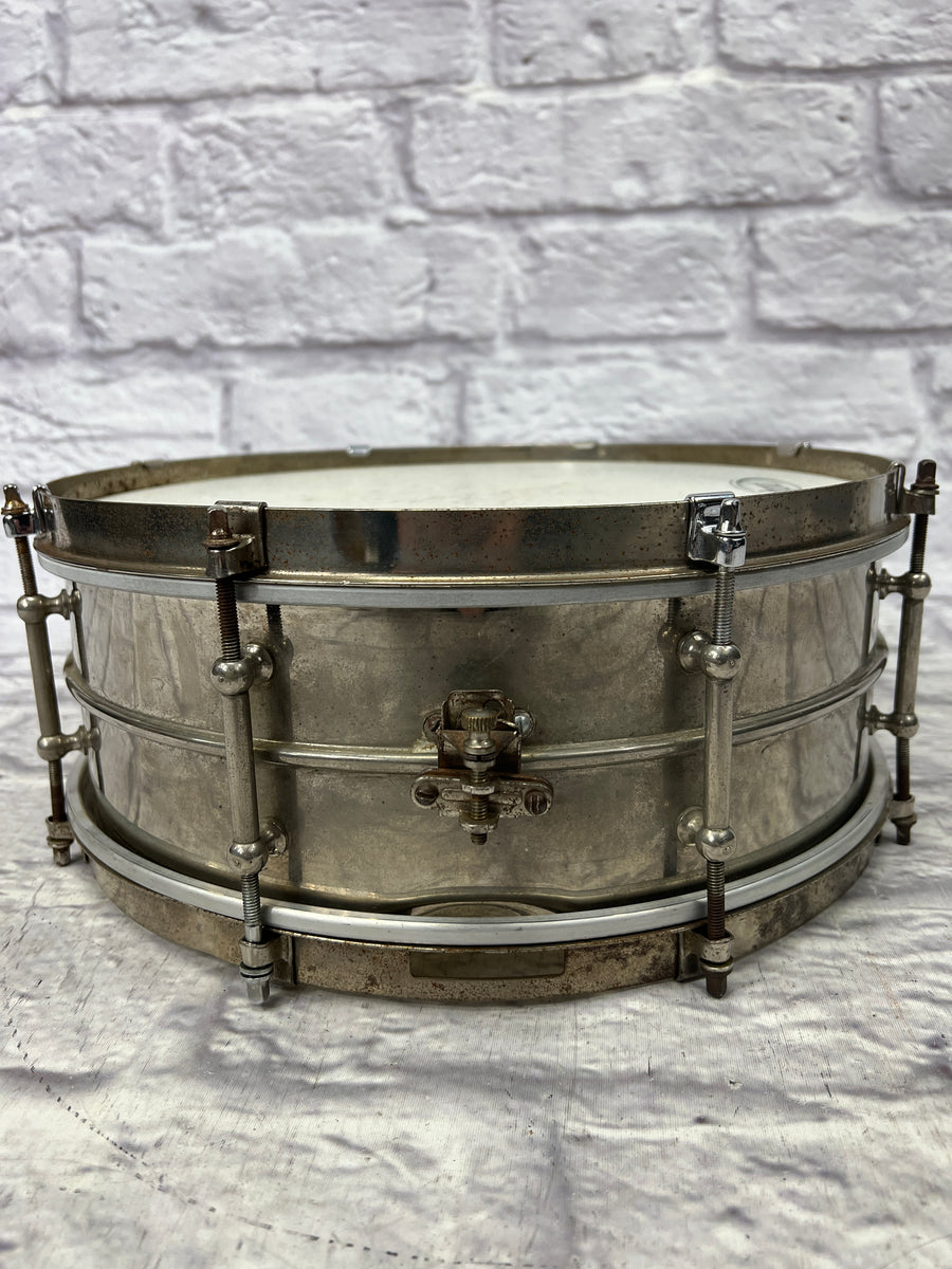 Unknown 1920s Nickel Over Brass 14x5" Snare