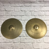 Vintage Zildjian 14 Hi Hat Cymbal Pair