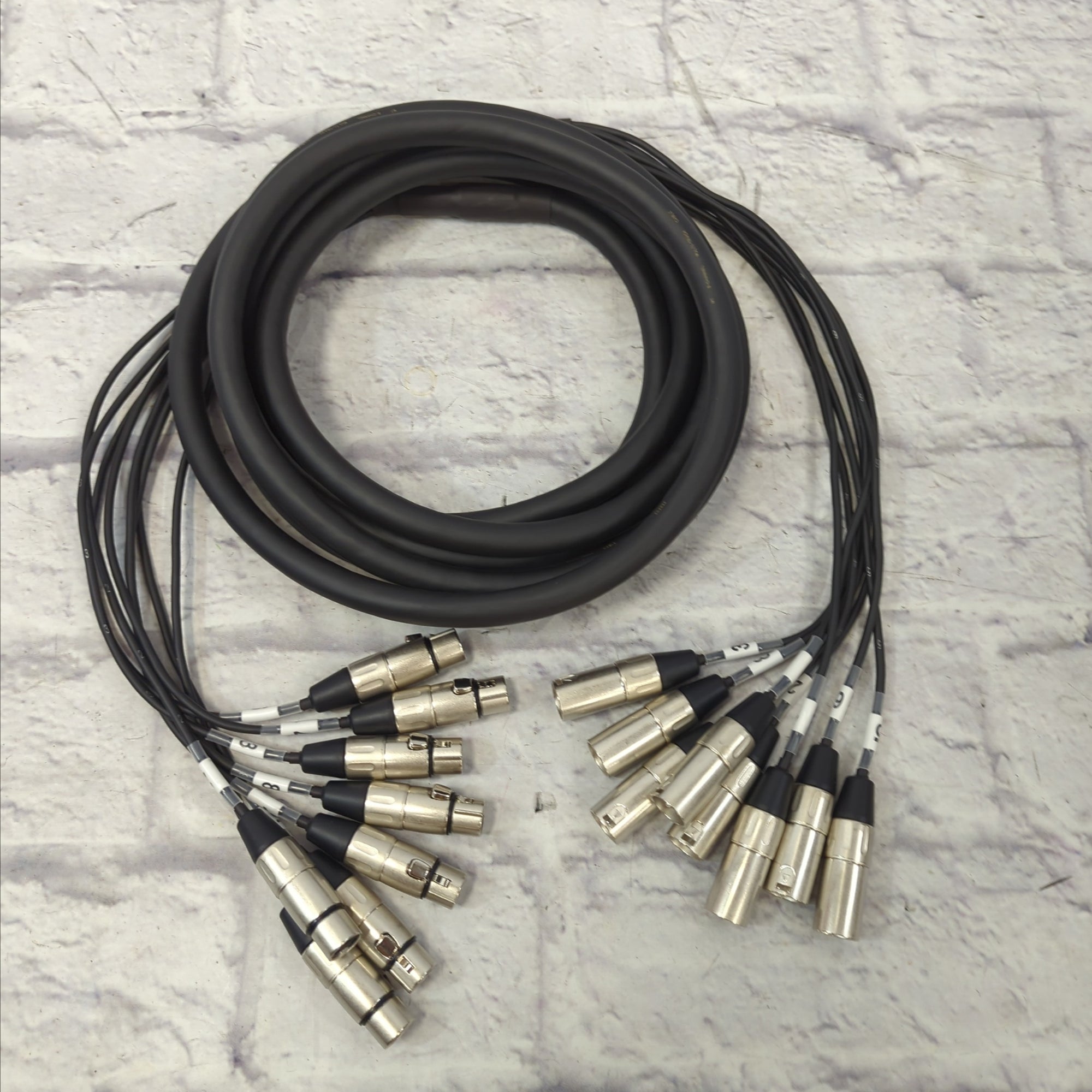 8 Channel XLR to XLR 18' Cable Snake
