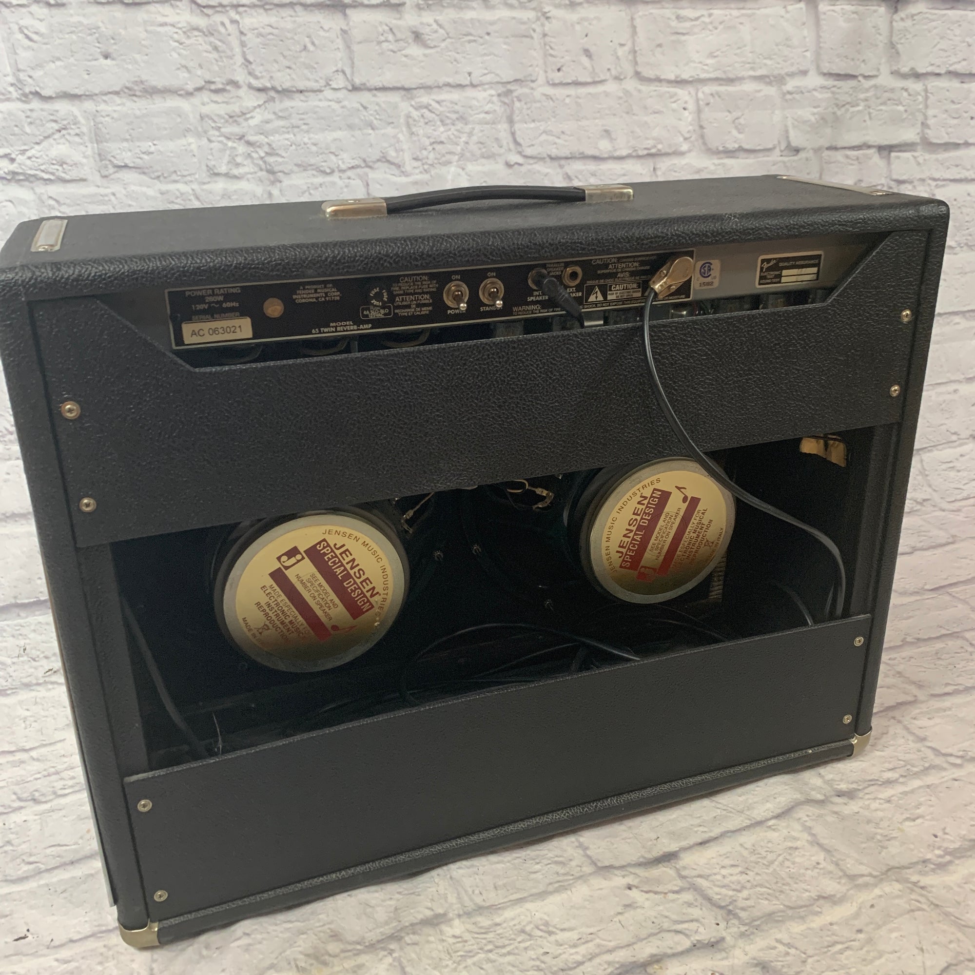 Fender 65 Twin Reverb Reissue Guitar Combo Amp