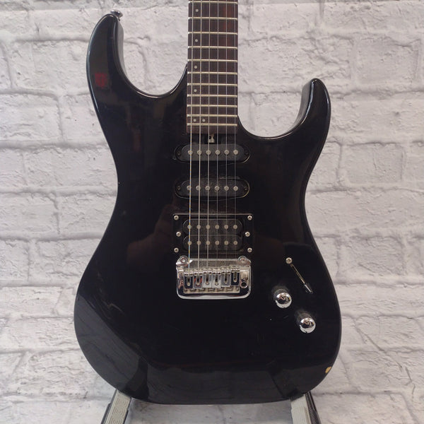 Washburn X Series H S S Strat Black - Evolution Music