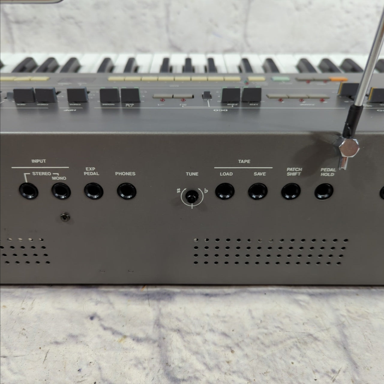 Vintage 1980s Roland HS-60 SynthPlus 60 Synthesizer with Case