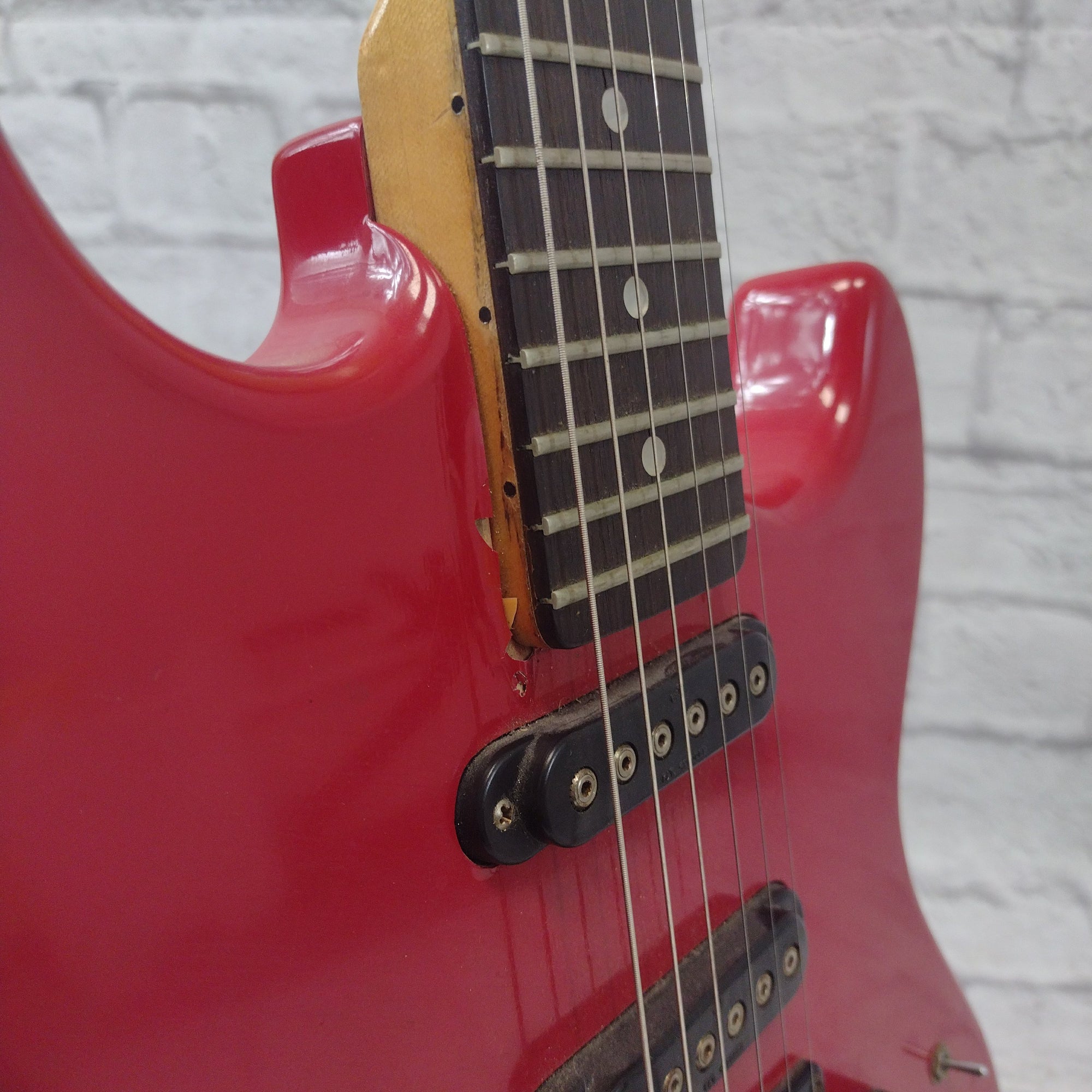 Vintage G&L Invader Electric Guitar with Kahler - Red