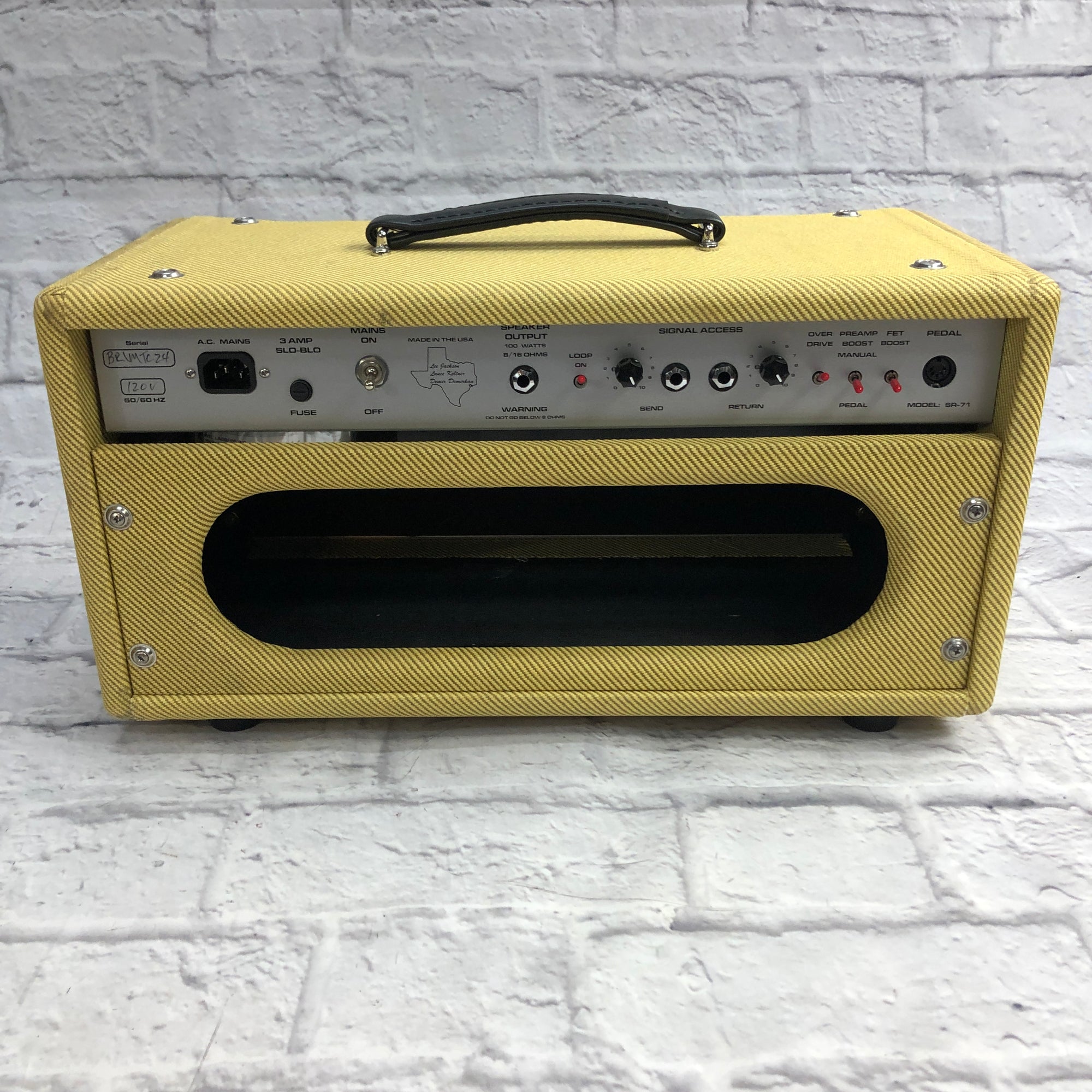 Smart Belle SR71 Guitar Combo Amp Tweed Dumble Clone