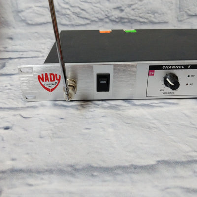 Nady 401X QUAD Wireless Mic System 4 Channel VHF Receiver
