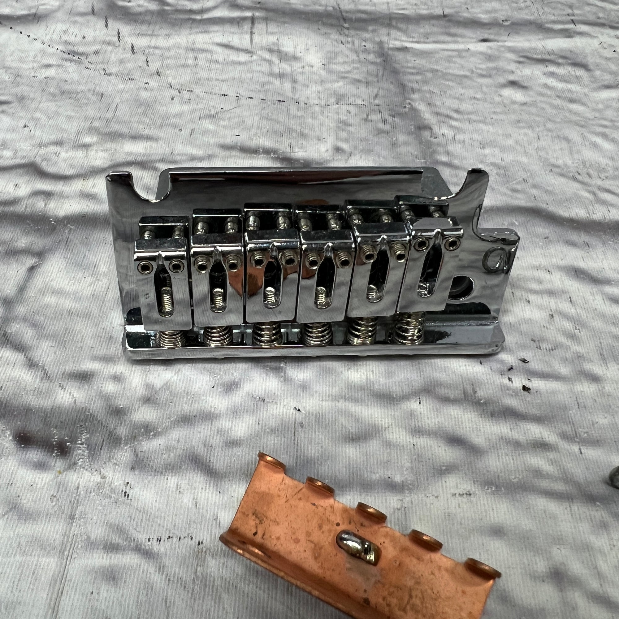 Unknown Wilkenson Style 2 Point Strat Tremolo System