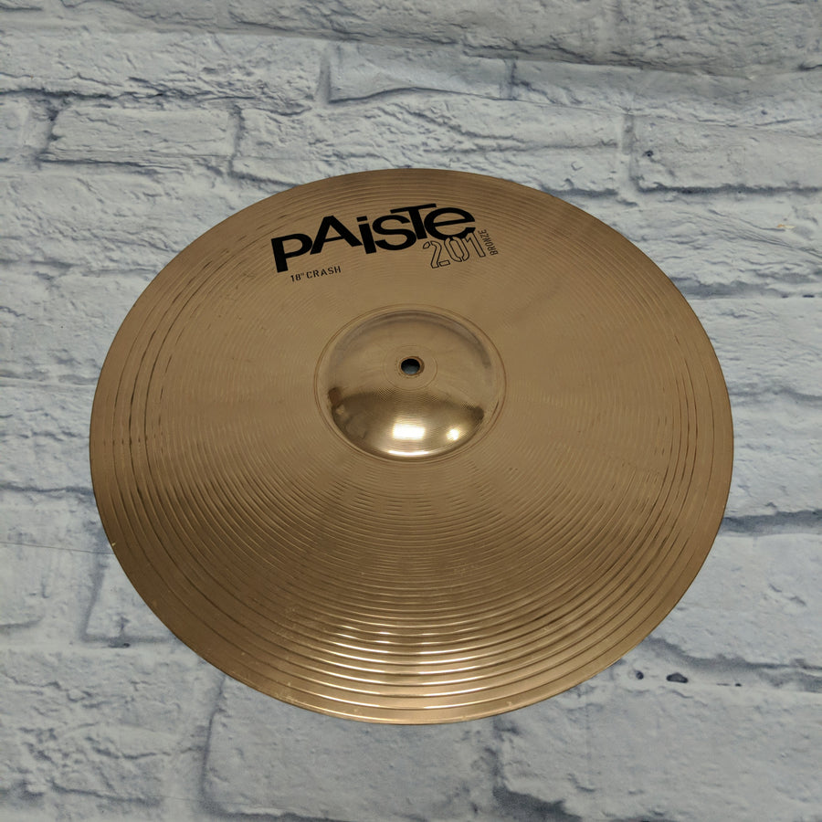 Paiste 201 Bronze 18 Crash Cymbal