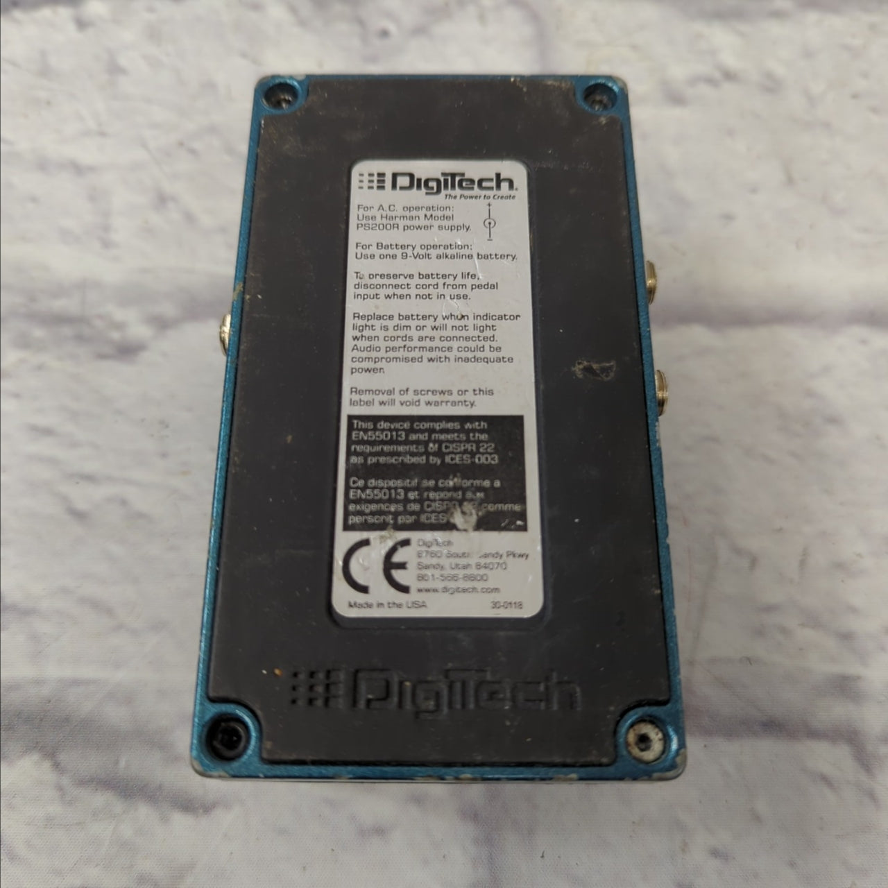 Digitech Digiverb Reverb Pedal