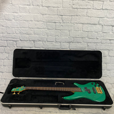 Ibanez SR890TT 4 String Bass Guitar Transparent Turquoise MIJ w/ case