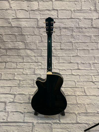 Oscar Schmidt OG10CETB Cutaway Acoustic Electric  Transparent Green