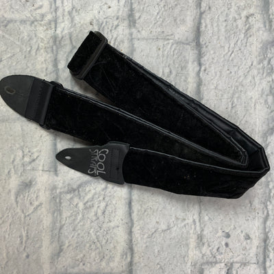 Cool Straps Black Velvet Guitar Strap