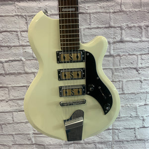 Supro Island Series Hampton White Electric Guitar