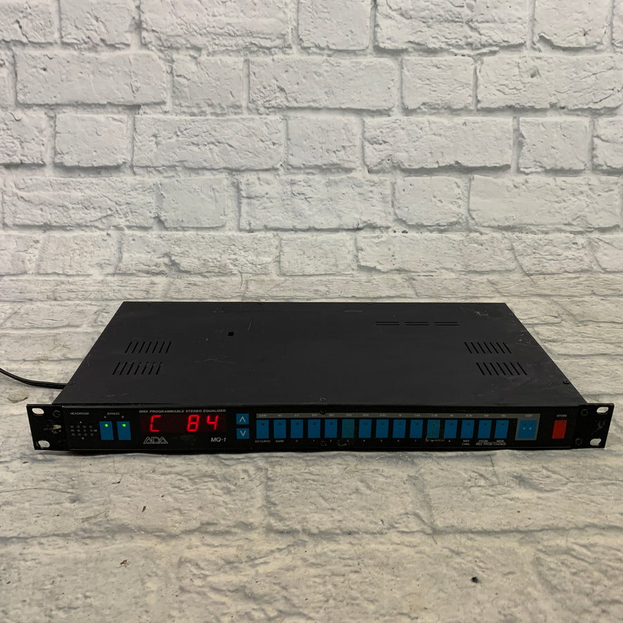 ADA MQ-1 Midi Programmable Stereo Equalizer Rack EQ AS IS
