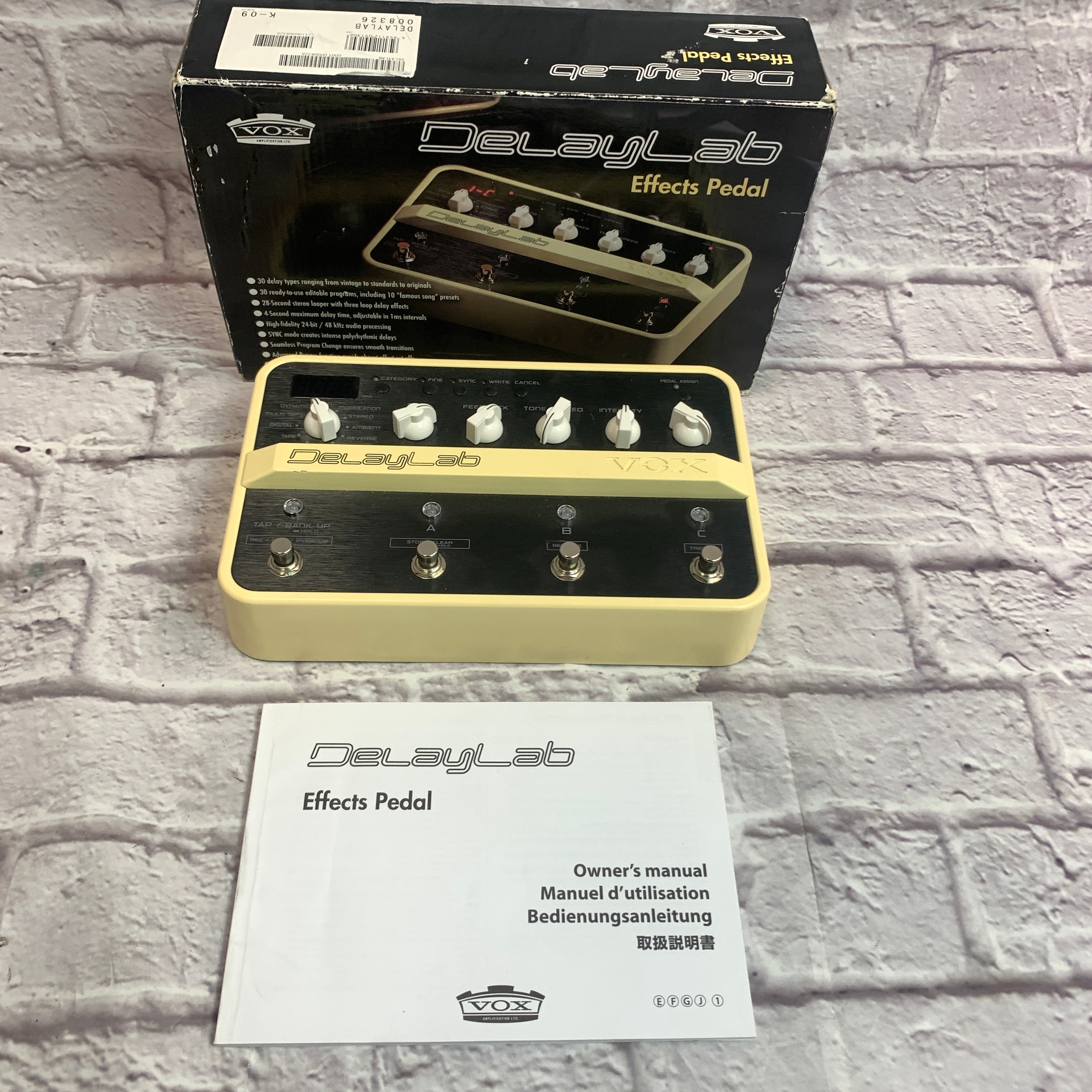 Vox Delay Lab Delay Pedal - Evolution Music