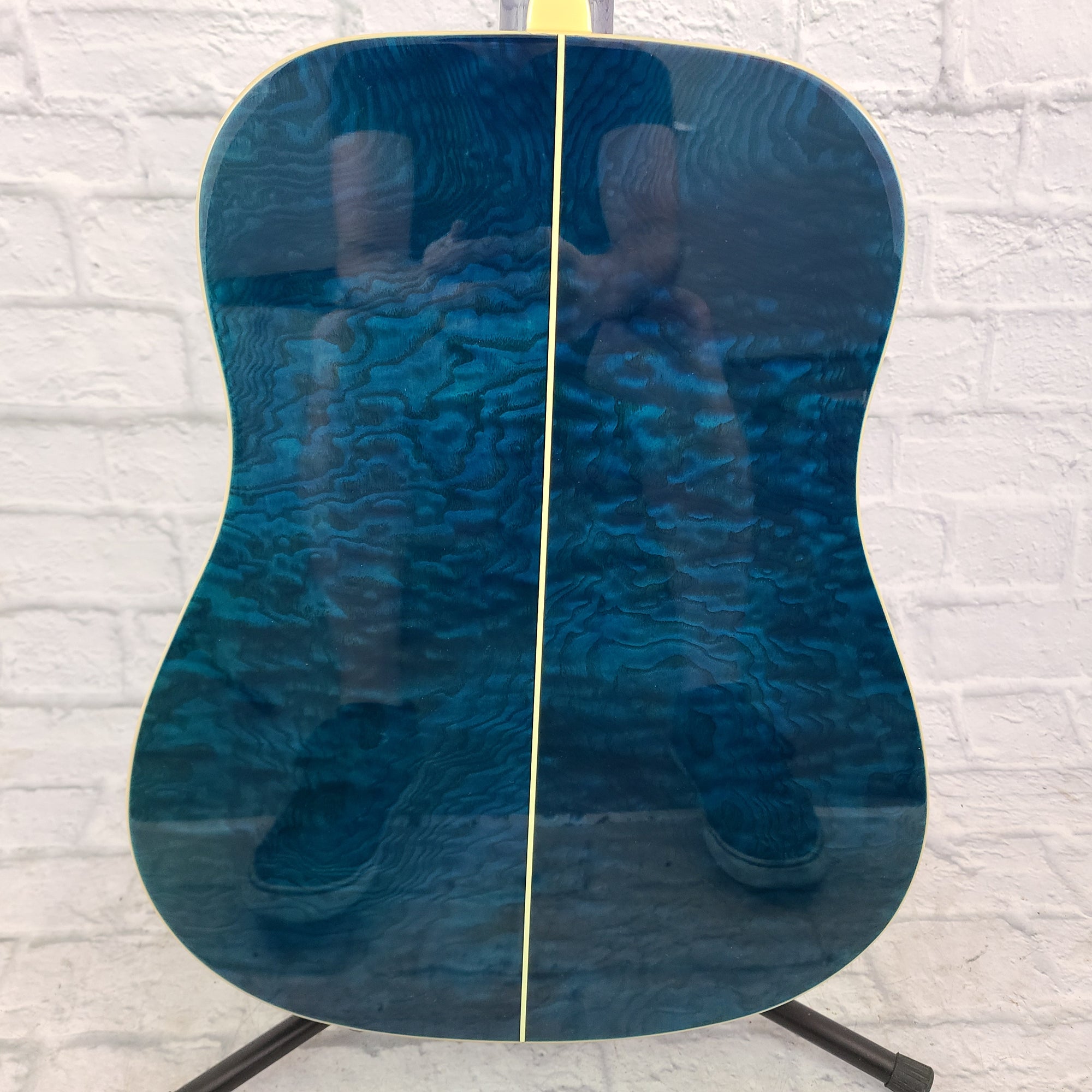 Dean AX DQA TBL Quilted Maple Acoustic Guitar AS IS