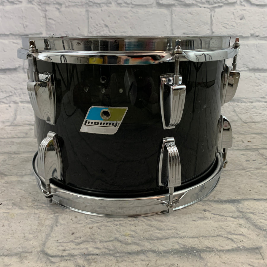 1970s Ludwig Vistalite 12X8" Mounted Tom Smoke