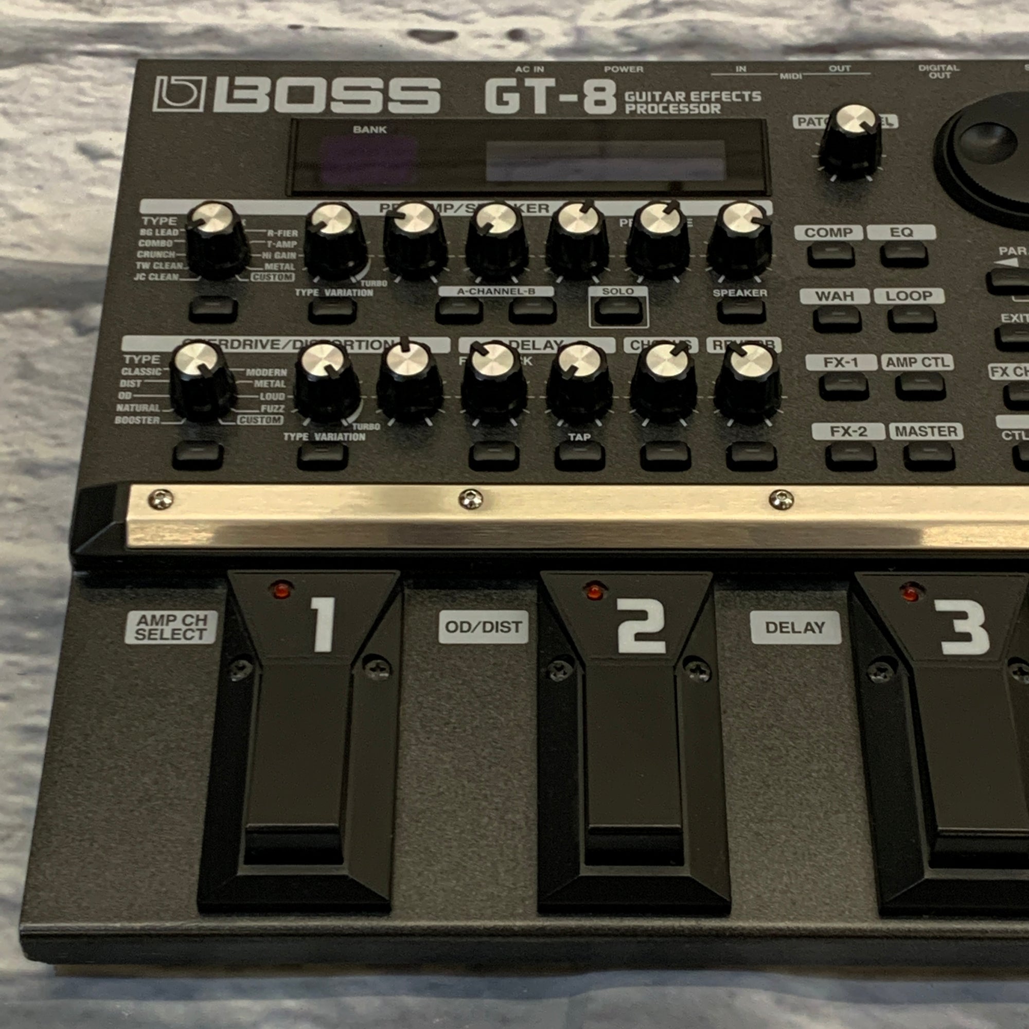 Boss GT-8 Guitar Effects Processor - Music