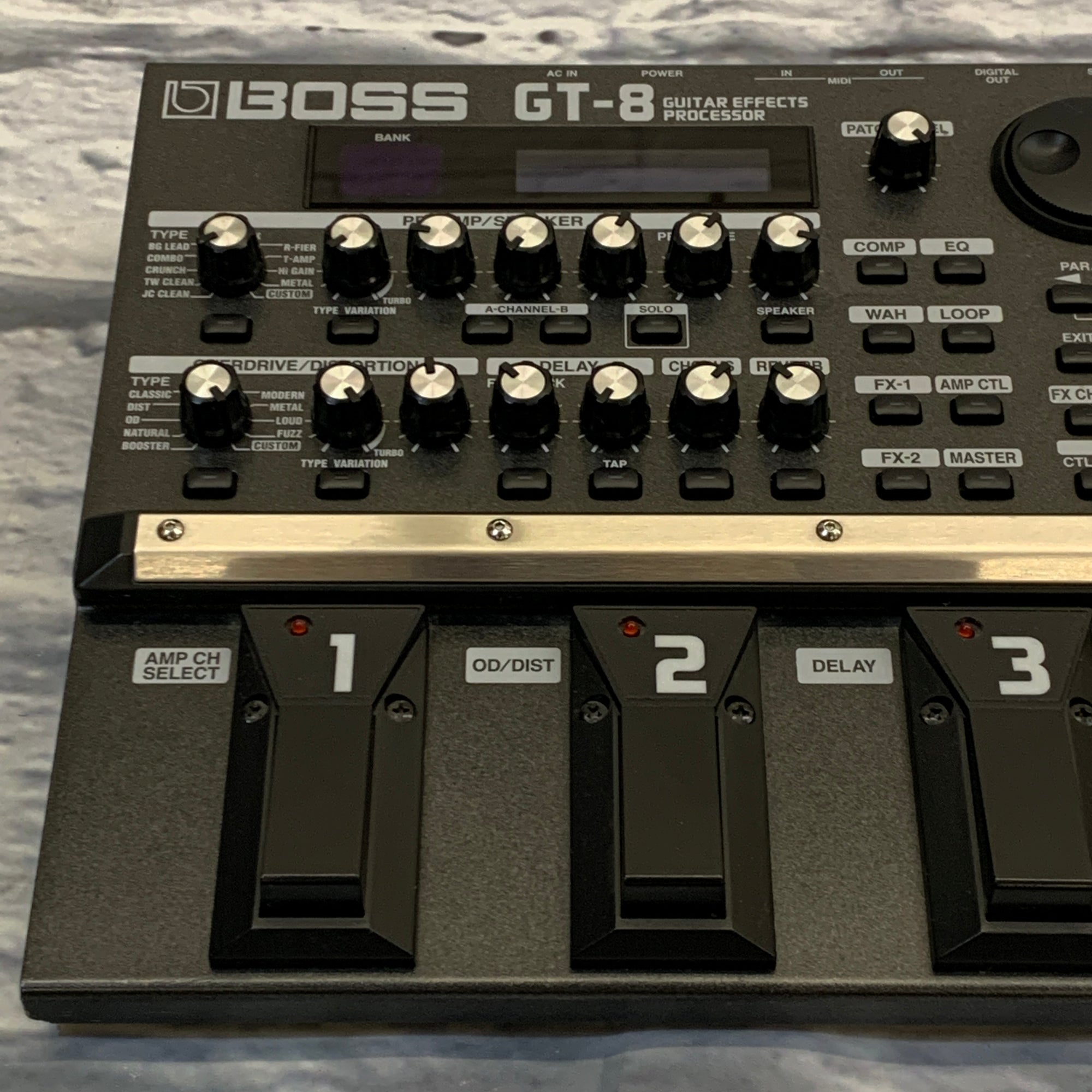 Boss GT-8 Guitar Effects Processor - Evolution Music