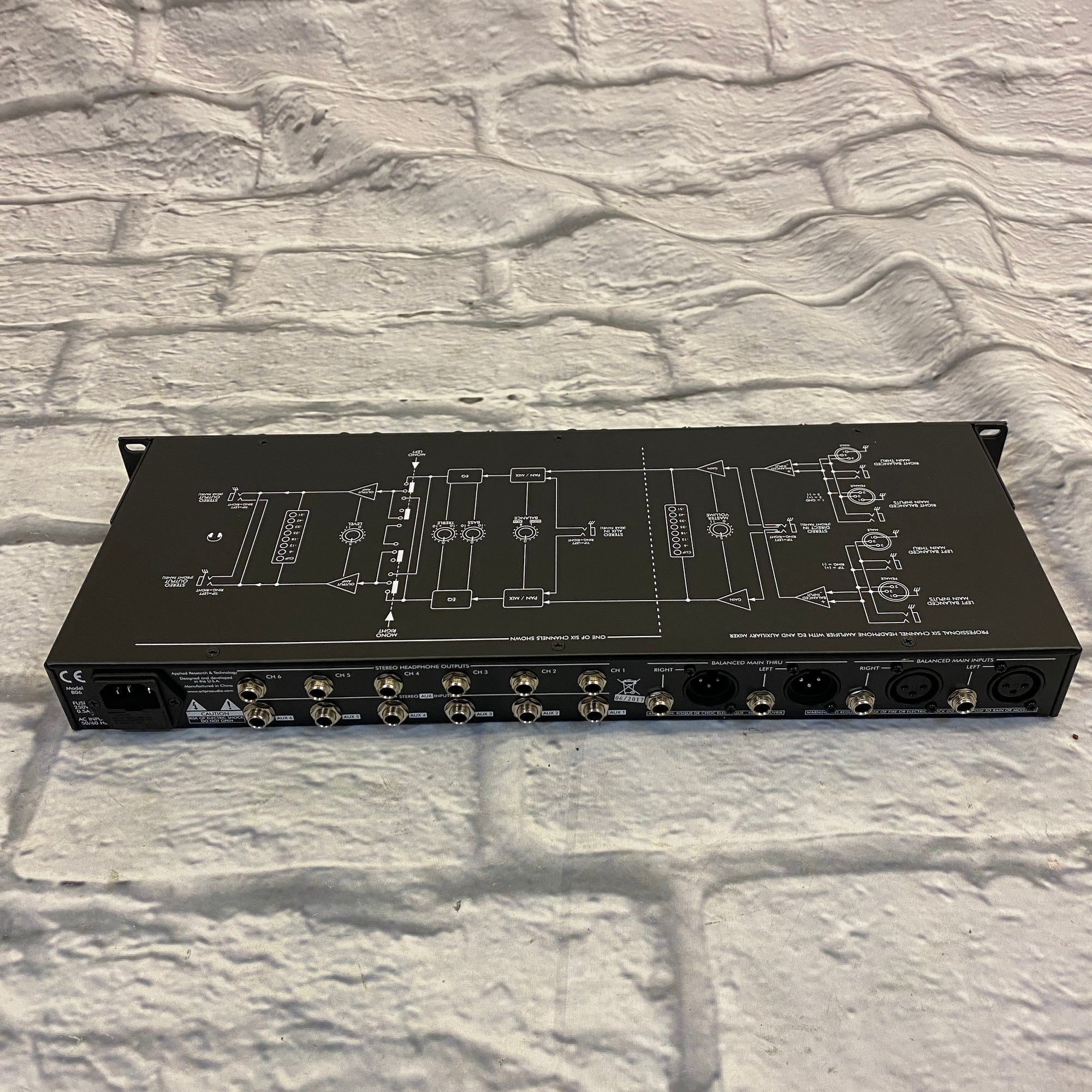 Art Head Amp 6 Headphone Amp Rack Unit