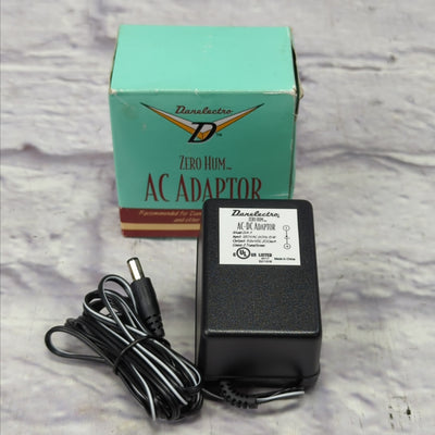 Danelectro Zero Hum DA-1 9V 9.6V DC Center Negative 200mA Power Supply Adapter