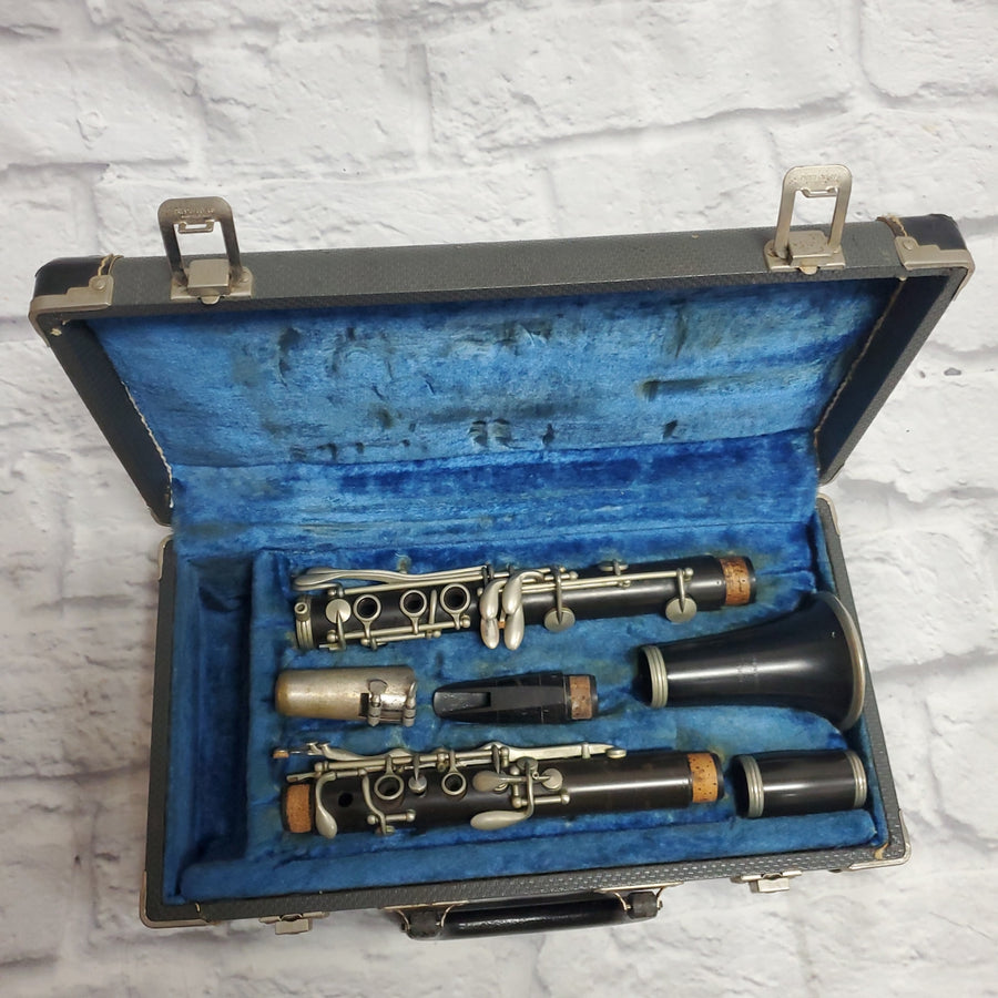 Vintage Pedler Hoosier Wood Clarinet Elkhart Indiana