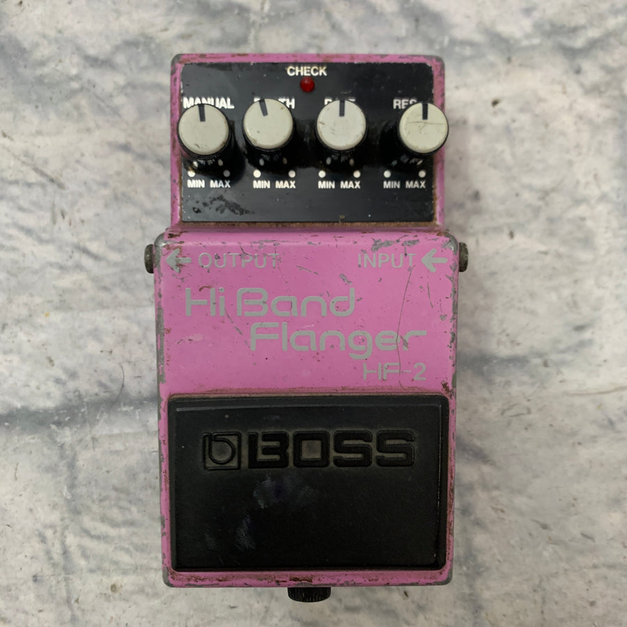 Boss HF-2 Hi Band Flanger Pedal MIT Green Label