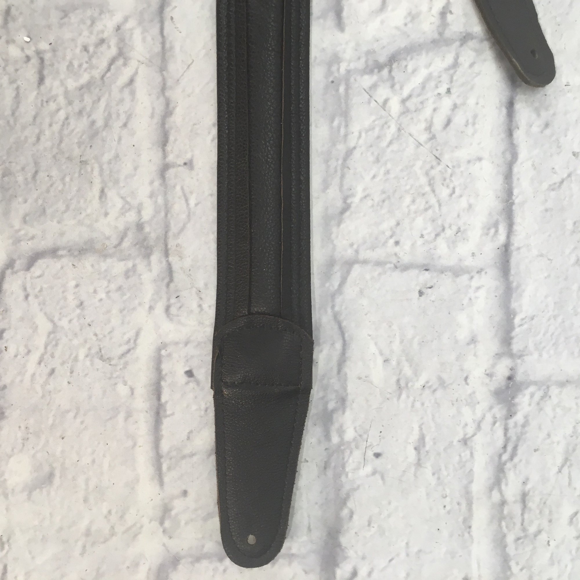 Artist Showcase Leather Princeton (Thin Grippy Dark Brown)  Guitar Strap