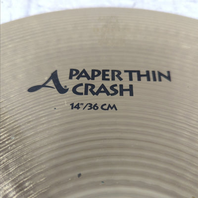 Zildjian 14 Paper Thin Crash Cymbal - Evolution Music