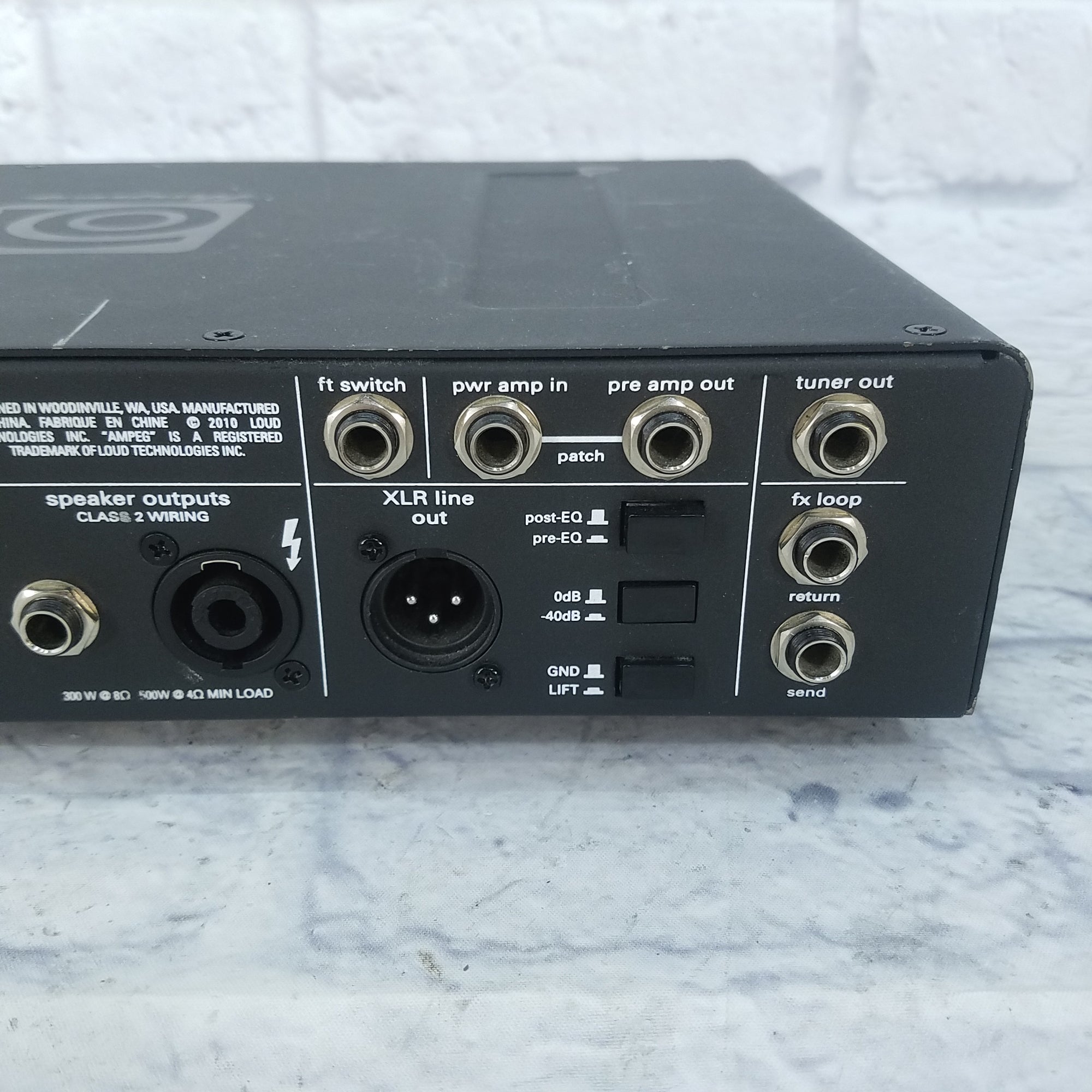 Ampeg PF-500 Bass Amp Head