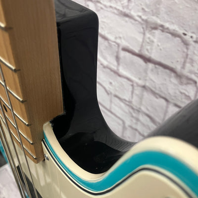 Custom Blue PJ Tele 4 String Bass