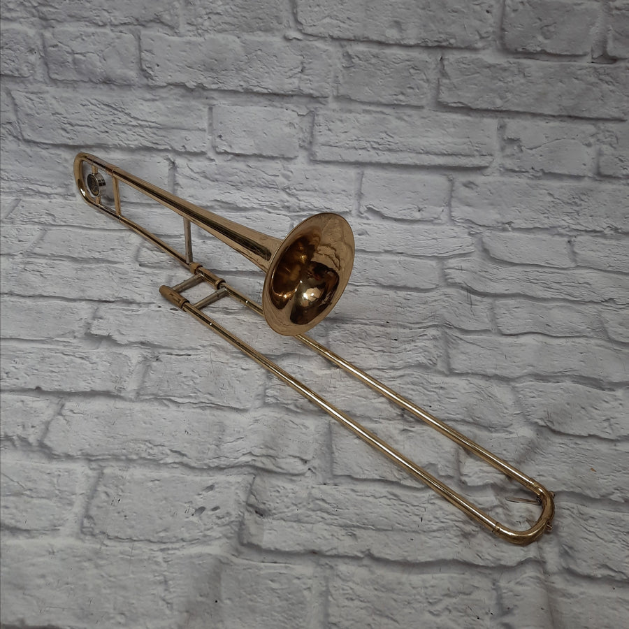 Hunter 6420L Bb Student Slide Trombone - Includes 12C mouthpiece, hard case, and extras - Ready to play!