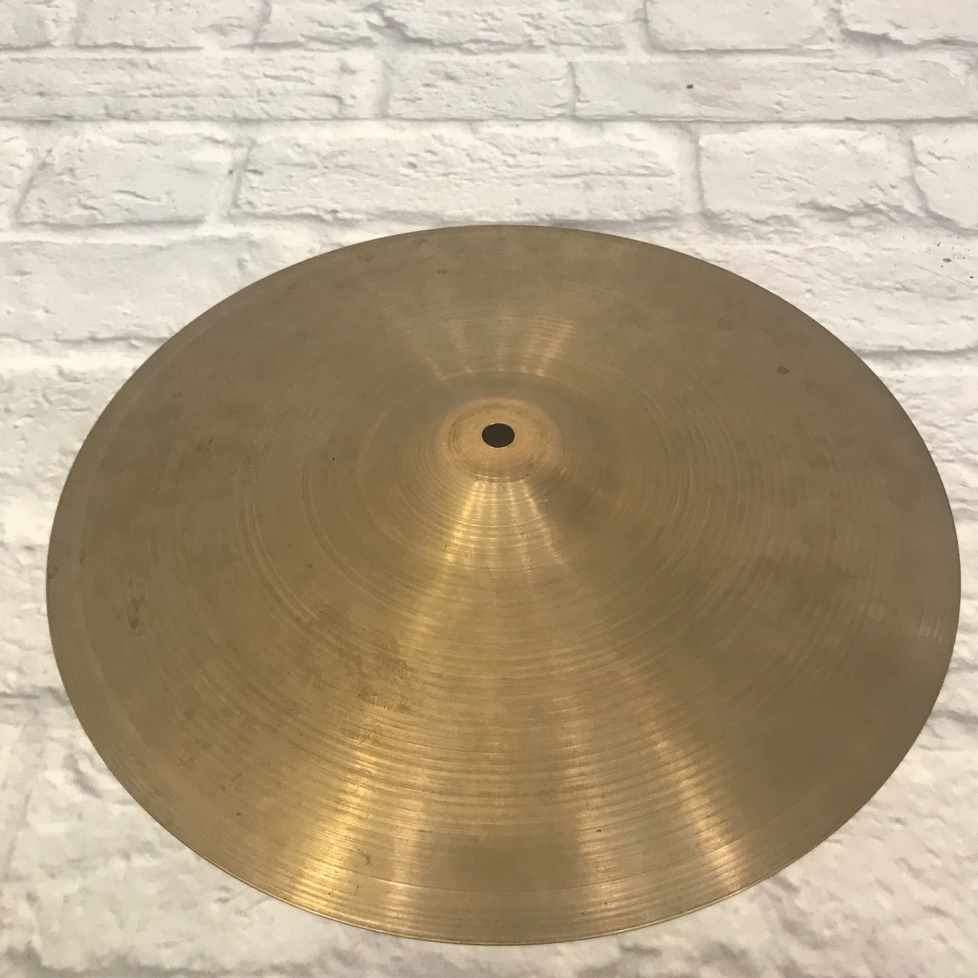 1970's Zildjian 14 Inch Hi Hat Cymbal Pair