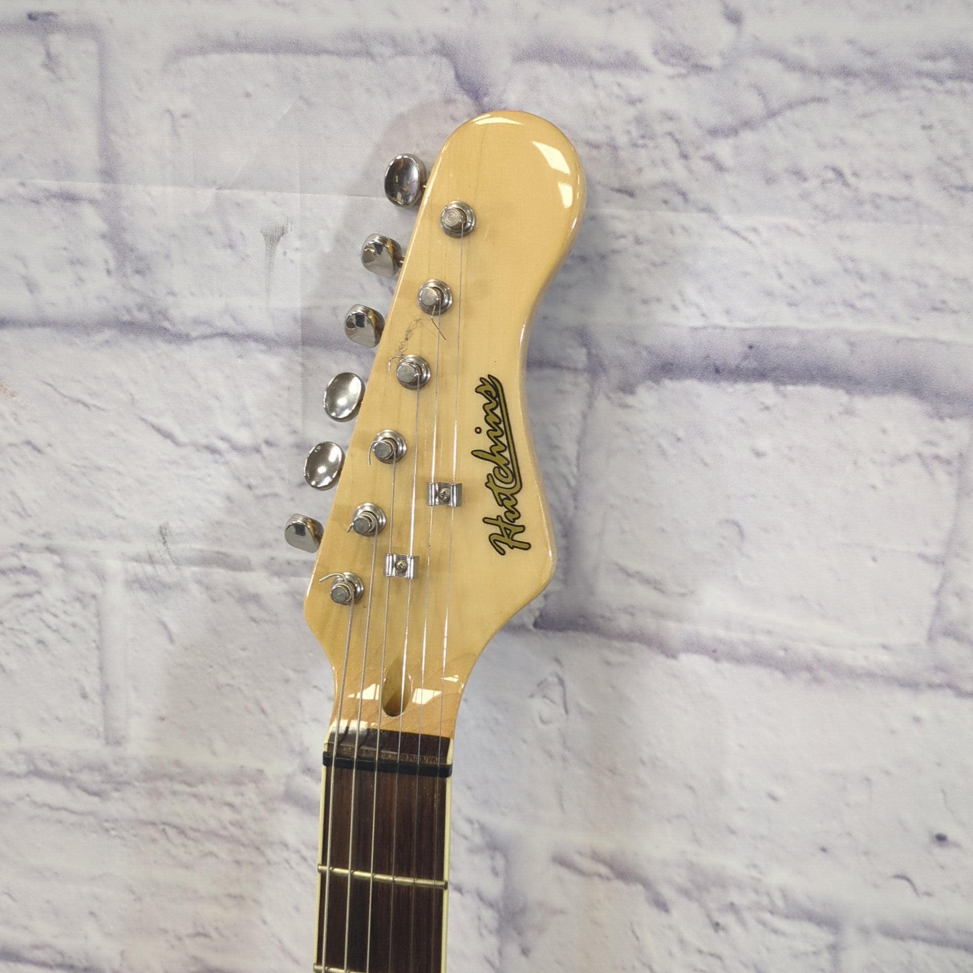 Hutchins Doodlebug Triple Mini Humbucker Surf Green Electric Guitar