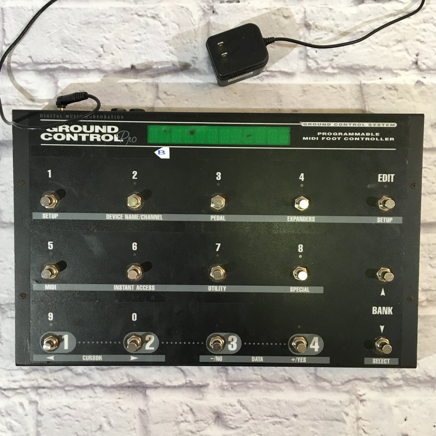 Ground Control Pro Programmable MIDI Foot Controller NO PWR SUPPLY